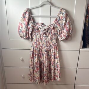Abercrombie & Fitch Multicolor Smocked Dress